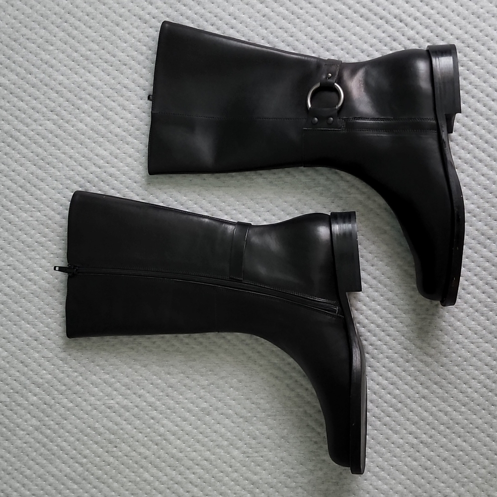 Banana Republic Leather boots Made in ITALY sz 7 - Picture 2 of 8